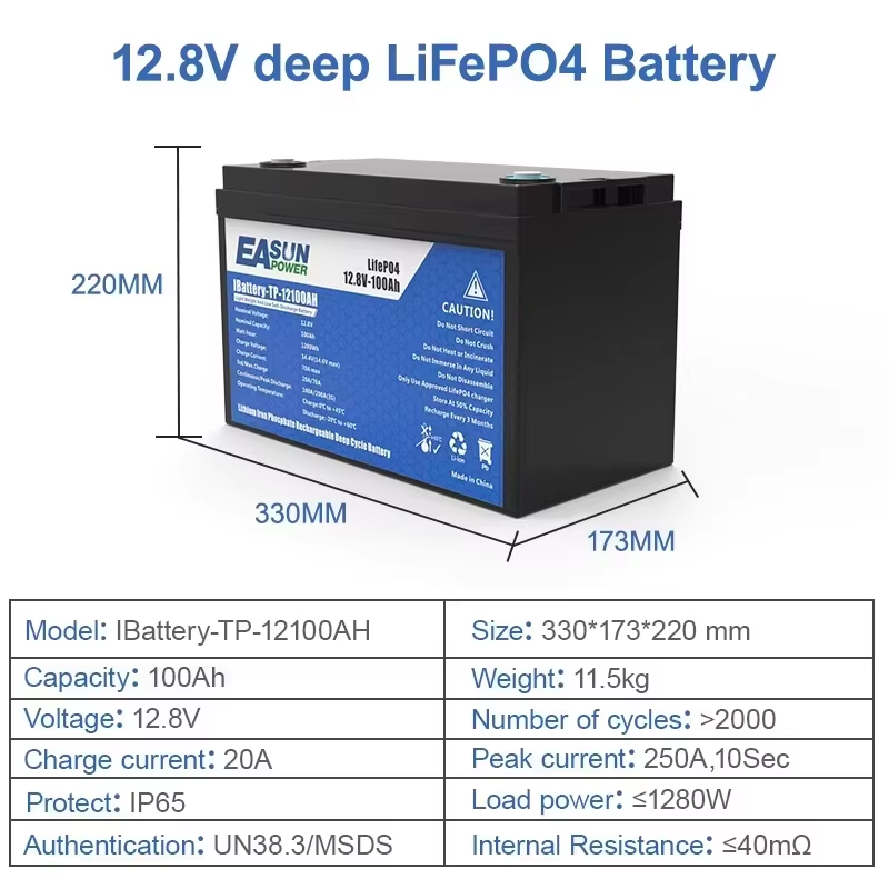 EASUN POWER LiFePO4 Battery 10 - Grid Tie Inverter Limiter 2000W recension och pris