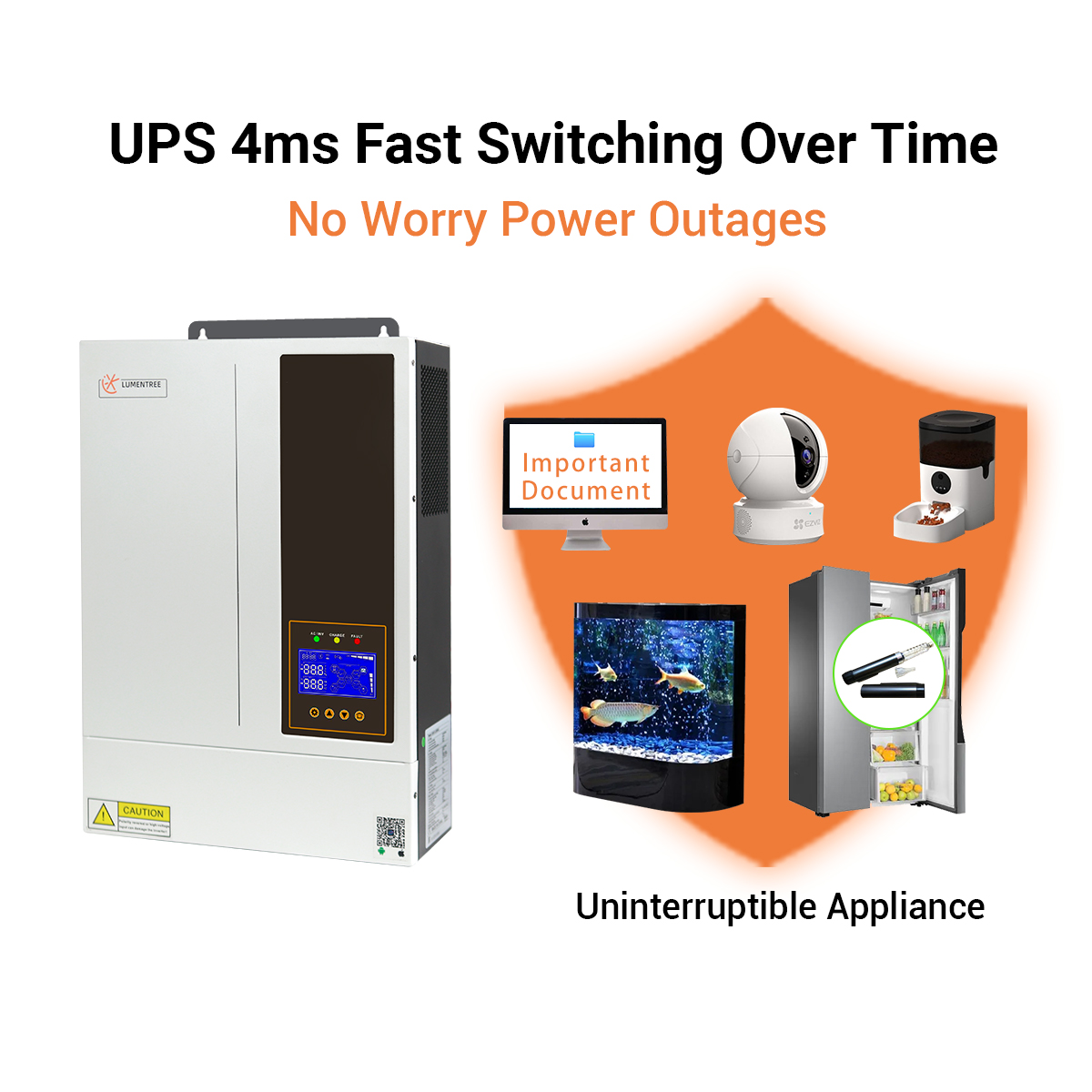 5.5KW 48V Hybrid On/ Off Grid  - Hybrid Solar Inverter 5.5Kw Mppt 48V recension och pris