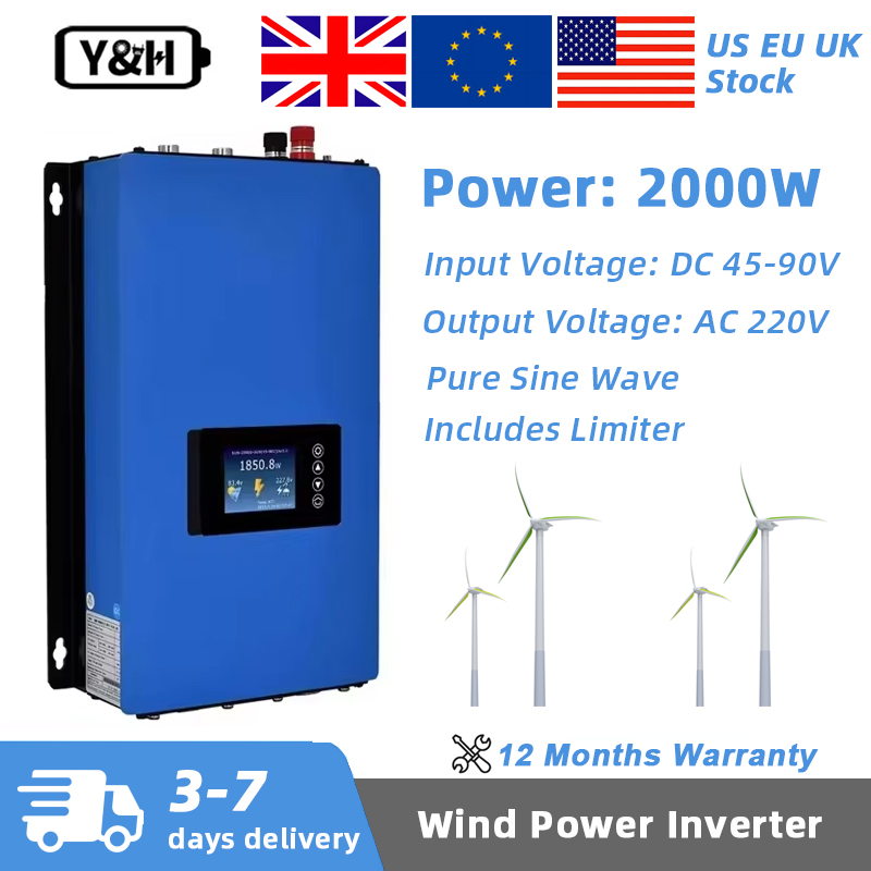 Y&H 2000W MPPT Wind Power On G - Grid Tie Inverter Limiter 2000W recension och pris