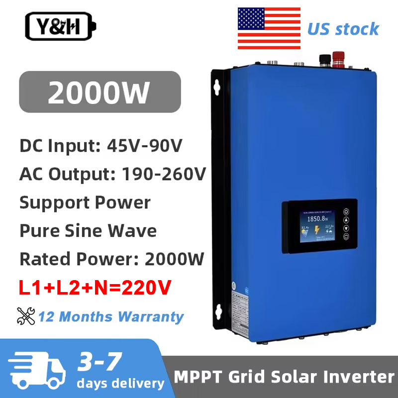 Y&H 2000W MPPT Solar Grid Tie  - Grid Tie Inverter Limiter 2000W recension och pris