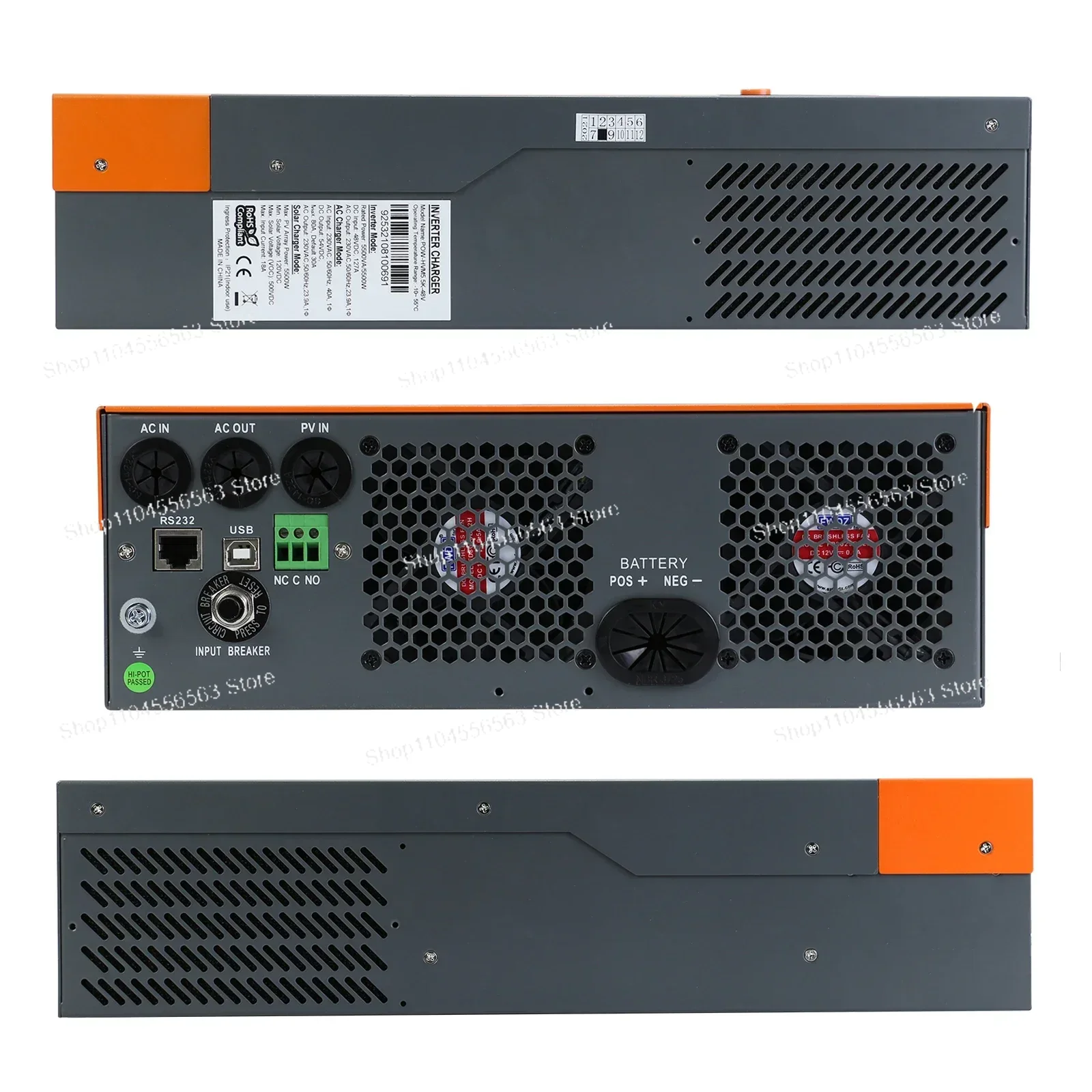 5.5KW 3-Phase Hybrid Solar Inv - Hybrid Solar Inverter 5.5Kw Mppt 48V recension och pris