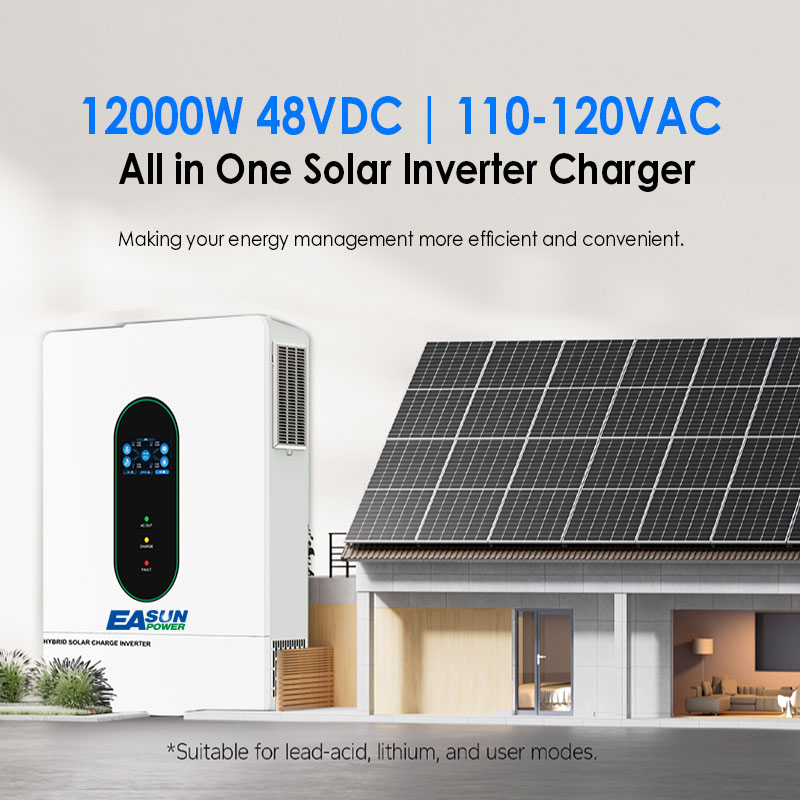 EASUN POWER US 12KW 12000W Spl - Grid Tie Inverter Limiter 2000W recension och pris