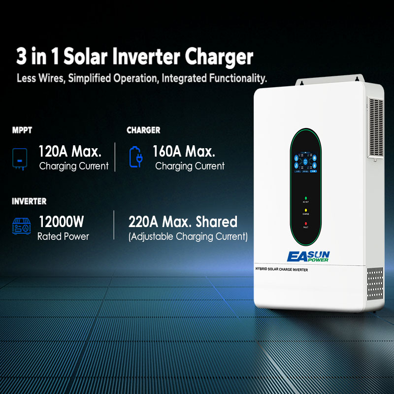 EASUN POWER US 12KW 12000W Spl - Grid Tie Inverter Limiter 2000W recension och pris