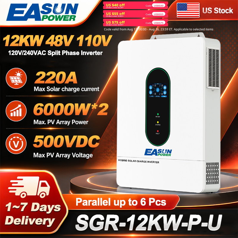 EASUN POWER 12KW Split Phase G - Grid Tie Inverter Limiter 2000W recension och pris