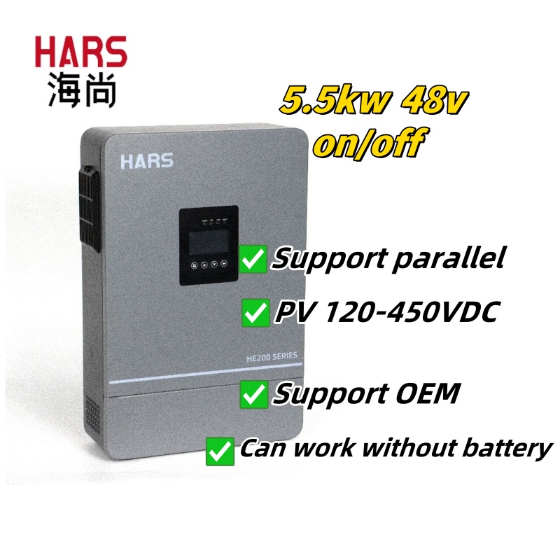 3.6kw 5.5kw 24V 48V 6.2kw Best - Hybrid Solar Inverter 5.5Kw Mppt 48V recension och pris